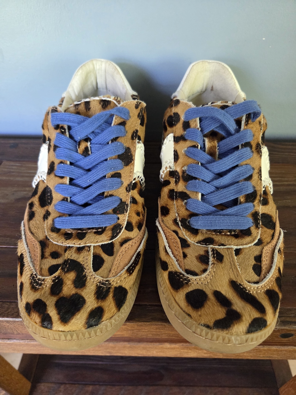 Dolce Vita Notice Leopard Calf Hair Sneaker